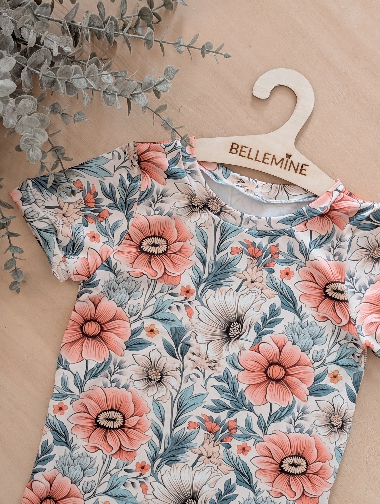 Tunique fleurs vintage ADULTE
