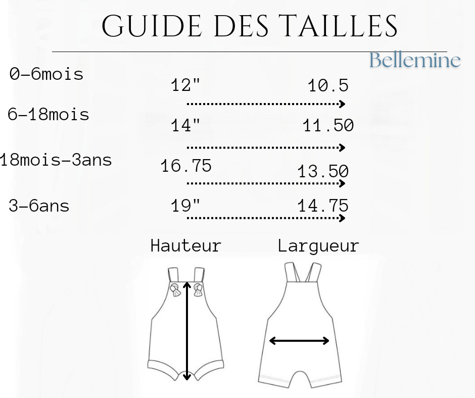 Salopette vache