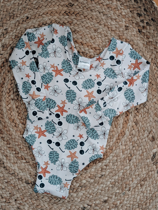 Maillot de bain fille rétro AVEC DÉFAUT