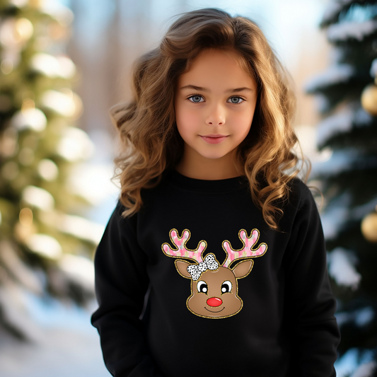 Crewneck reine de noël enfant