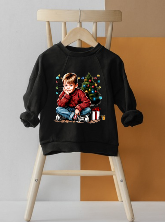 Crewneck Maman j'ai raté l'avion Enfant